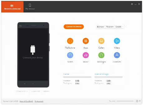 Скриншот №1 к программе Mi PC Suite