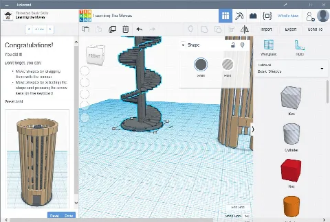 Скриншот №2 к программе Tinkercad