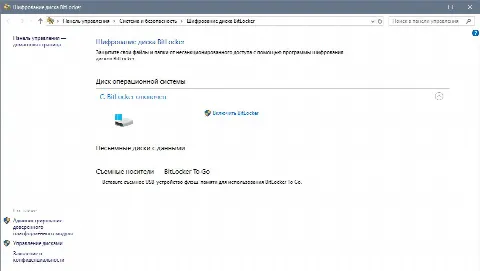 Скриншот №1 к программе BitLocker