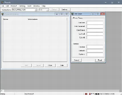 Скриншот №1 к программе Phoenix Service Software