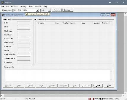 Скриншот №3 к программе Phoenix Service Software