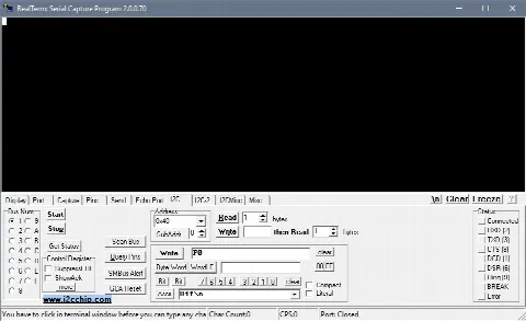 Скриншот №2 к программе RealTerm: Serial/TCP