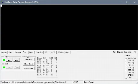 Скриншот №3 к программе RealTerm: Serial/TCP