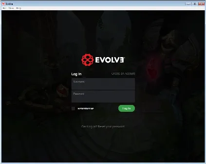 Скриншот №1 к программе Evolve