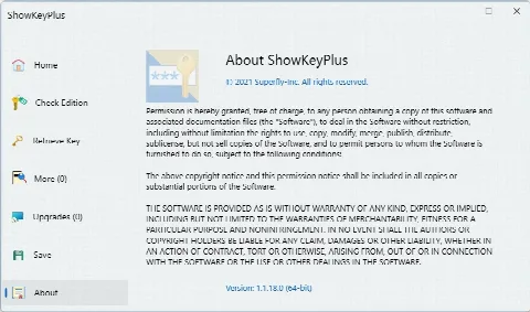Скриншот №3 к программе ShowKeyPlus