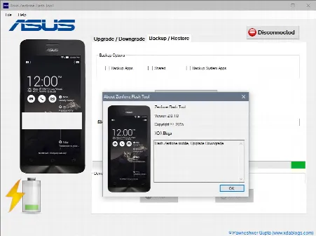 Скриншот №3 к программе Zenfone Flash Tool