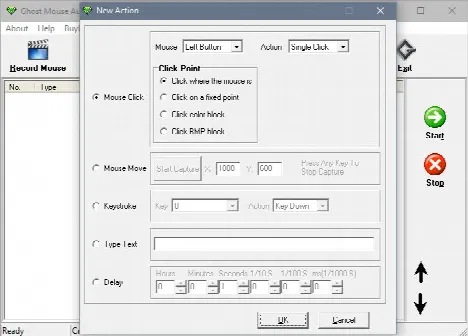Скриншот №3 к программе Ghost Mouse Auto Clicker