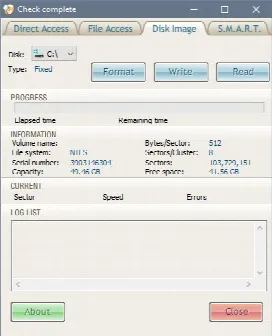 Скриншот №3 к программе Disk Checker