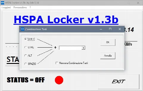 Скриншот №2 к программе HSPA Locker