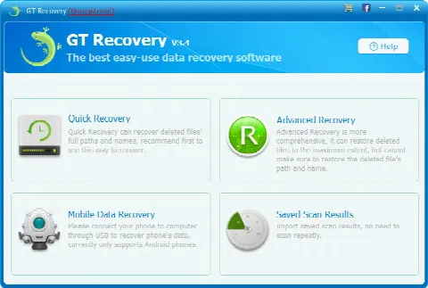 Скриншот №1 к программе GT Recovery