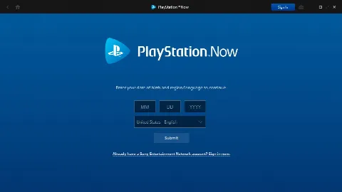 Скриншот №1 к программе PlayStation Now