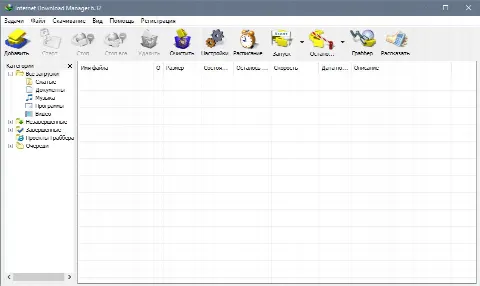 Скриншот №1 к программе Internet Download Manager (IDM)