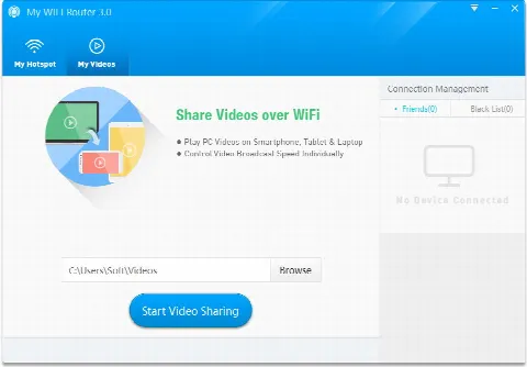 Скриншот №2 к программе My WIFI Router