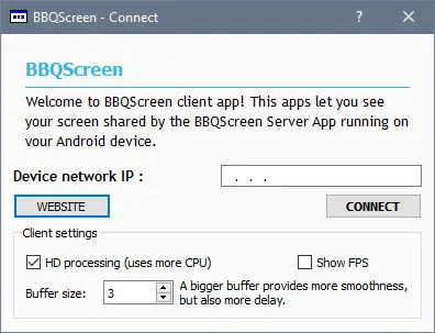 Скриншот №1 к программе BBQScreen