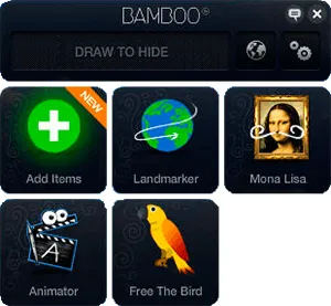 Скриншот №1 к программе Bamboo Dock