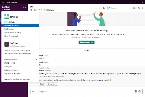 Скриншот №2 к программе Slack