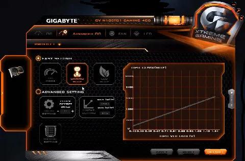 Скриншот №2 к программе GIGABYTE Extreme Gaming Engine