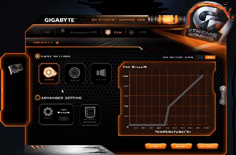 Скриншот №3 к программе GIGABYTE Extreme Gaming Engine