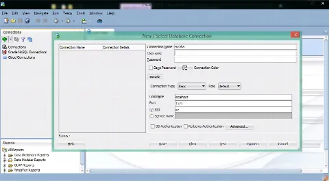 Скриншот №1 к программе Oracle SQL Developer