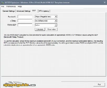 Скриншот №3 к программе TCP Optimizer