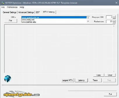 Скриншот №4 к программе TCP Optimizer