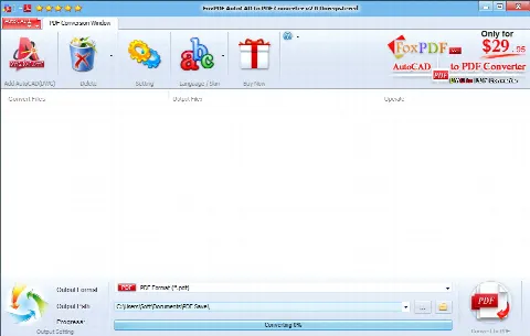 Скриншот №3 к программе FoxPDF DWG to PDF Converter