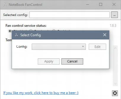 Скриншот №2 к программе NoteBook FanControl