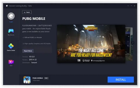 Скриншот №2 к программе Tencent Gaming Buddy
