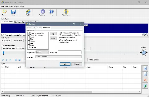 Скриншот №2 к программе Direct WAV MP3 Splitter
