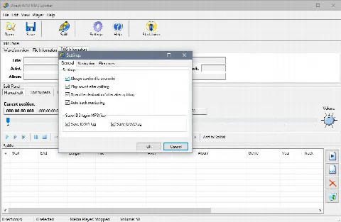 Скриншот №3 к программе Direct WAV MP3 Splitter