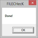 Скриншот №1 к программе FileCHK