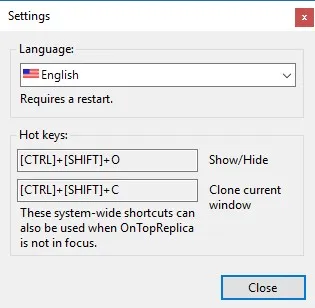 Скриншот №2 к программе OnTopReplica