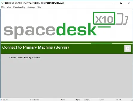 Скриншот №2 к программе Spacedesk X10