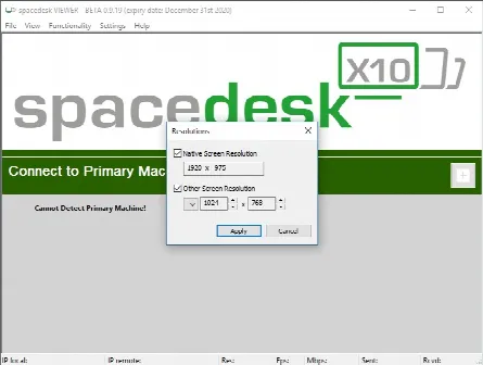 Скриншот №3 к программе Spacedesk X10