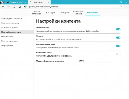 Скриншот №3 к программе Puffin Browser