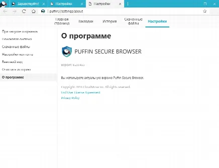 Скриншот №4 к программе Puffin Browser
