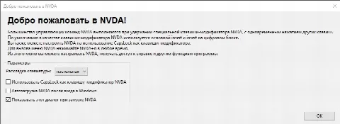 Скриншот №1 к программе NVDA