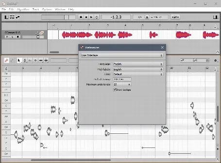 Скриншот №2 к программе Melodyne