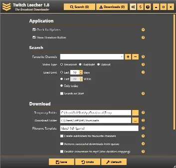 Скриншот №3 к программе Twitch Leecher