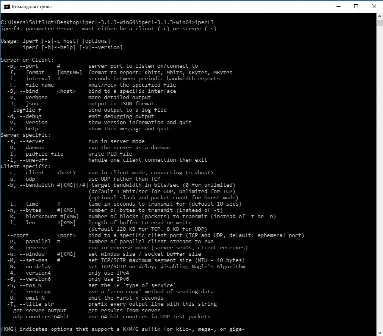 Скриншот №1 к программе Iperf