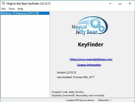 Скриншот №3 к программе Magical Jelly Bean Keyfinder