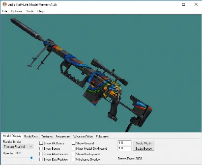 Скриншот №1 к программе Jeds Half-Life Model Viewer