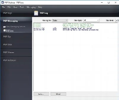 Скриншот №1 к программе PGP Desktop
