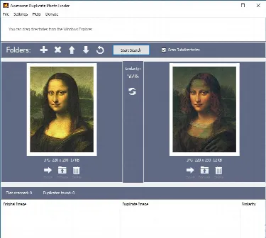 Скриншот №1 к программе Awesome Duplicate Photo Finder