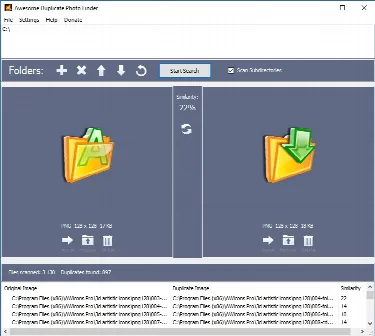 Скриншот №2 к программе Awesome Duplicate Photo Finder