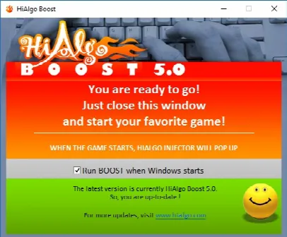 Скриншот №1 к программе HiAlgo Boost