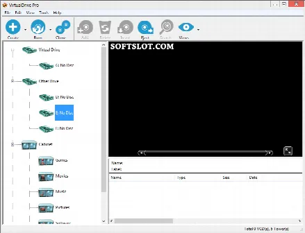 Скриншот №1 к программе VirtualDrive Pro