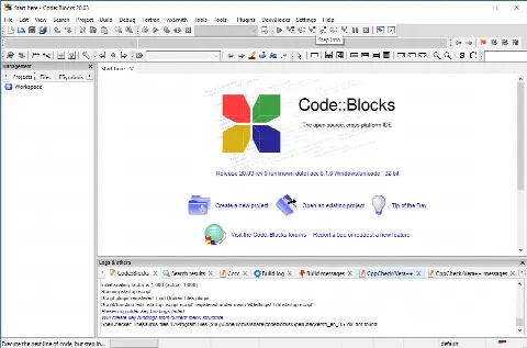 Скриншот №1 к программе CodeBlocks