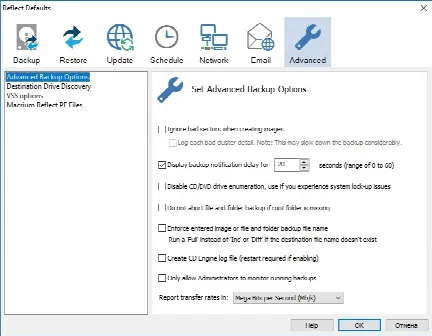 Скриншот №3 к программе Macrium Reflect Free Edition