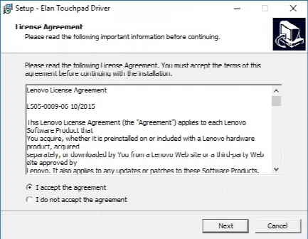 Скриншот №1 к программе ELAN Touchpad Driver